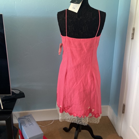 Muse slip dress - linen with appilique bottom- brand new, size 10 - Picture 2 of 7